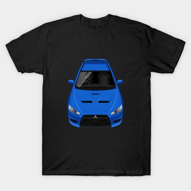 Lancer Evolution X Evo 10 2008-2016 - Blue T-Shirt by jdmart